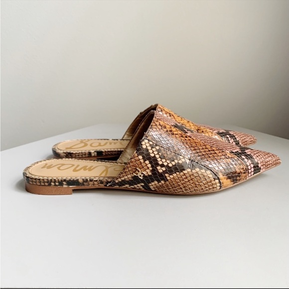 Sam Edelman Serena Snakeskin Slides - Picture 11 of 11